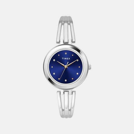 Timex Women's Blue Dial Analog Stainless Steel Watch TWTL10303