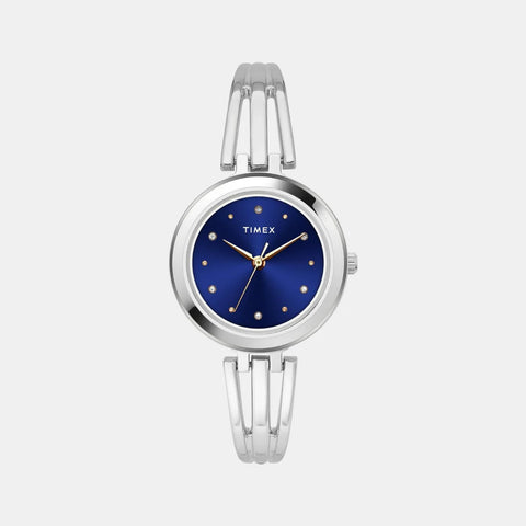Timex Women's Blue Dial Analog Stainless Steel Watch TWTL10303 - Buy Now at Sai Creations Watches