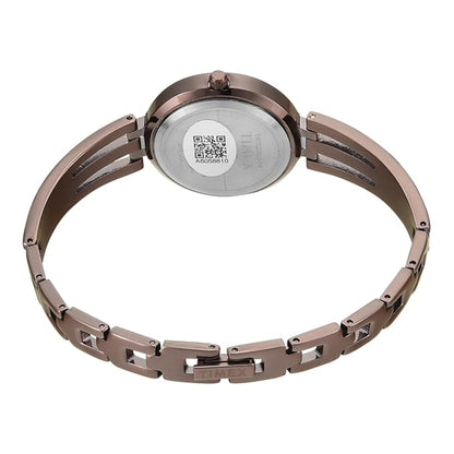 Timex Quartz Brown Round Dial Analog Women's Watch - TWTL10324