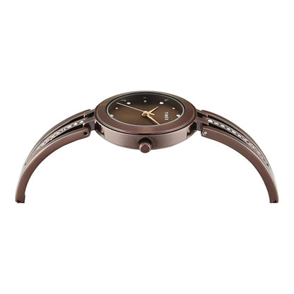 Timex Quartz Brown Round Dial Analog Women's Watch - TWTL10324