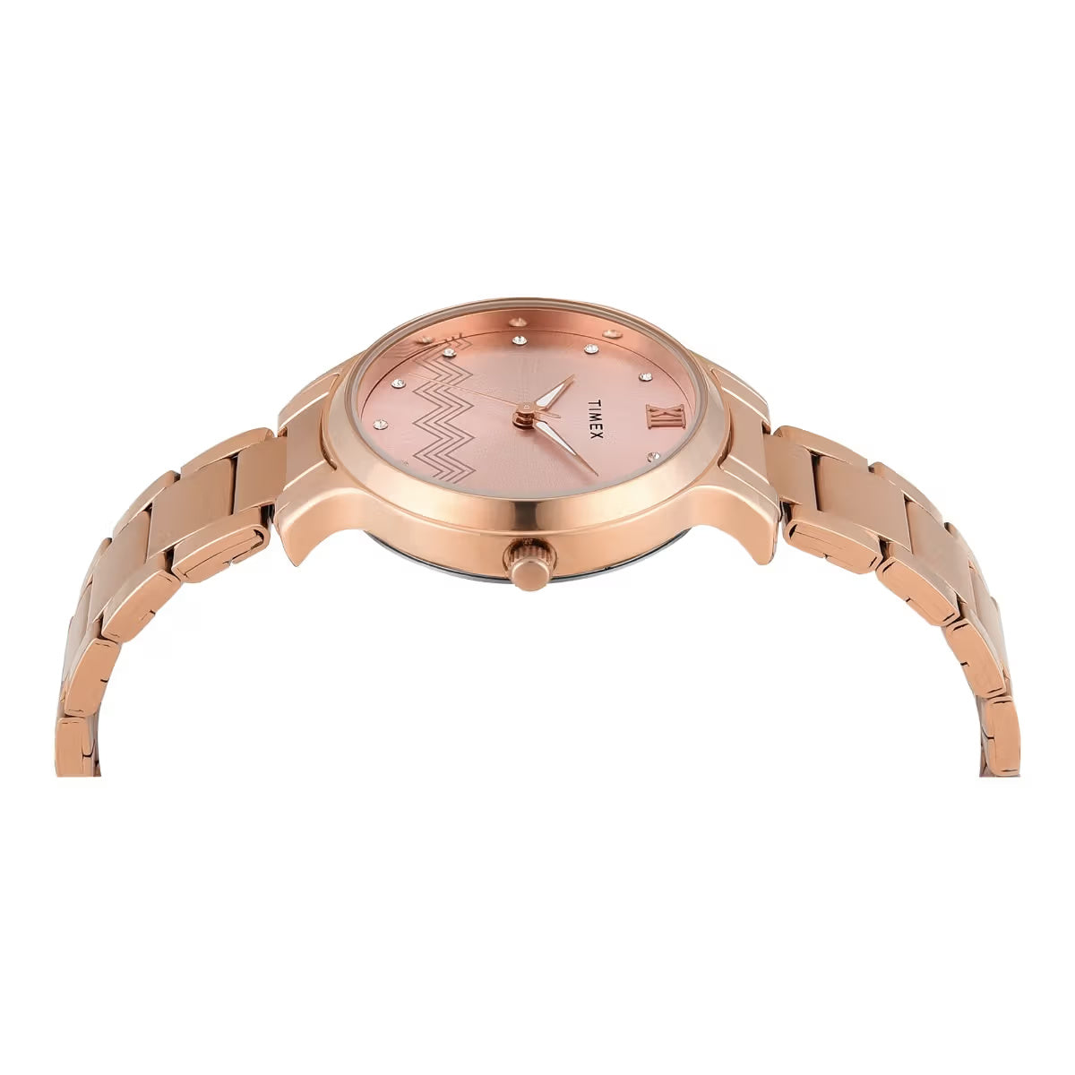 Timex Classics Rose Gold Dial Analog Stainless Steel Women Watch TWTL12311