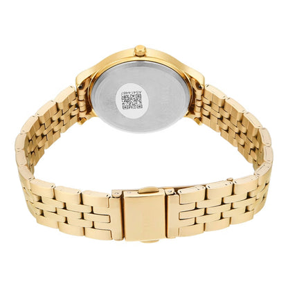 Timex Quartz Champagne Round Dial Analog Women's Watch TWTL12313