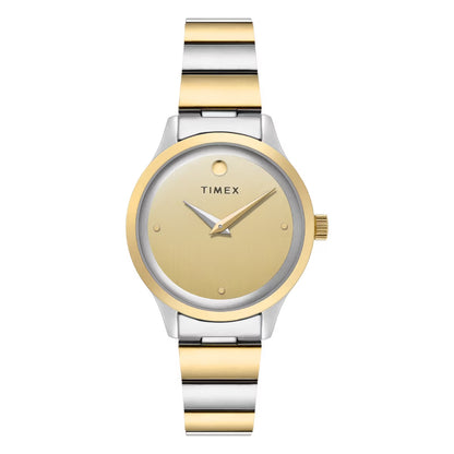 Timex Classics Quartz Champagne Dial Analog Women Watch TWTL13701