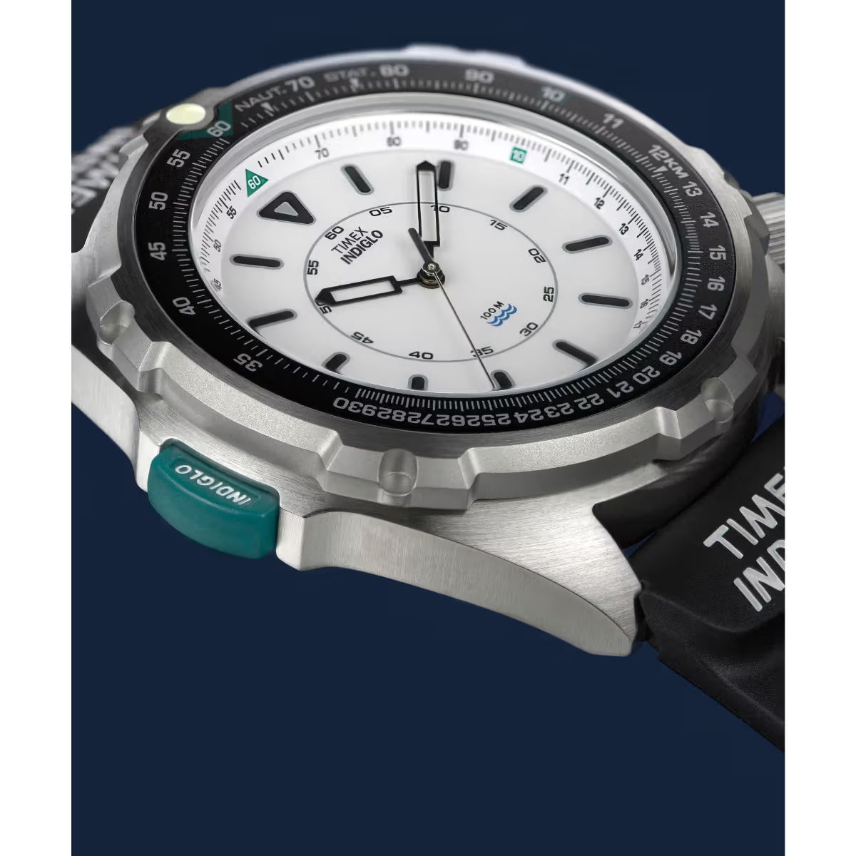 Timex Quartz White Dial Analog Synthetic Men's Watch TW2Y05800UJ