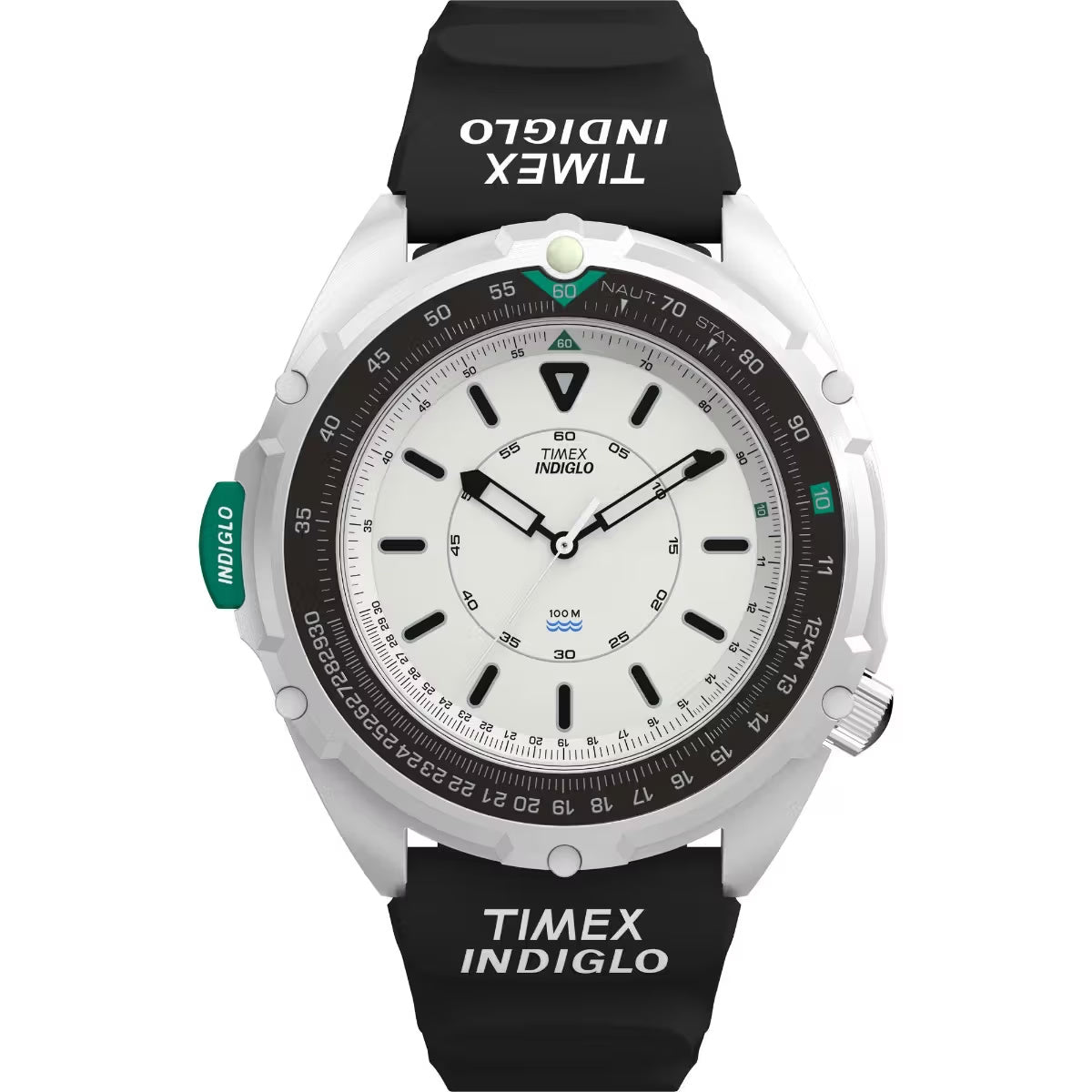 Timex Quartz White Dial Analog Synthetic Men's Watch TW2Y05800UJ