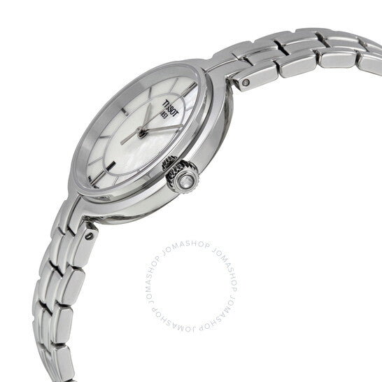 Tissot Women Mother of Pearl Dial Stainless Steel Analogue Watch - T0942101111100