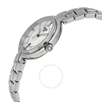 Tissot Women Mother of Pearl Dial Stainless Steel Analogue Watch - T0942101111100