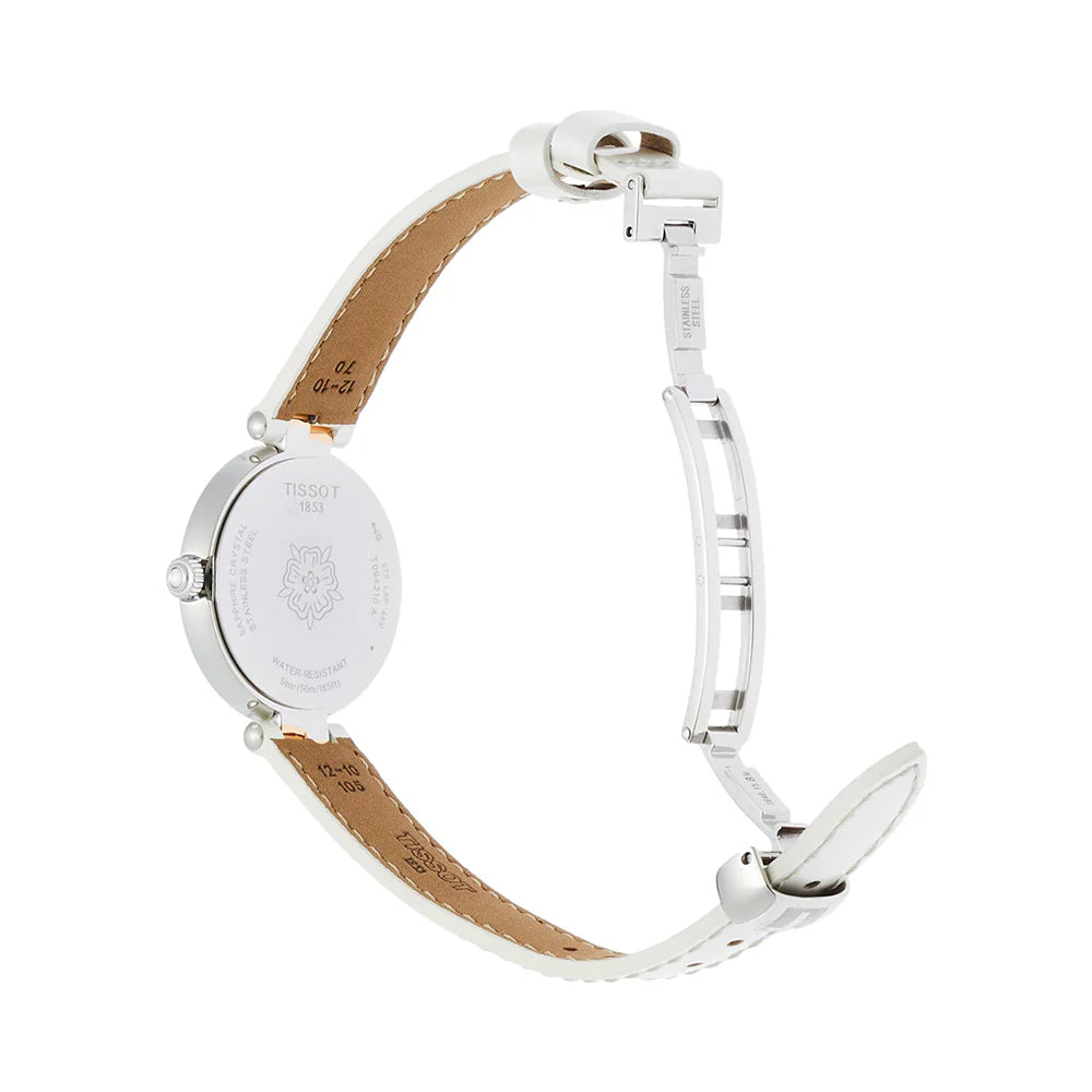 Tissot Women White Dial Leather Analogue Watch - T0942102611101