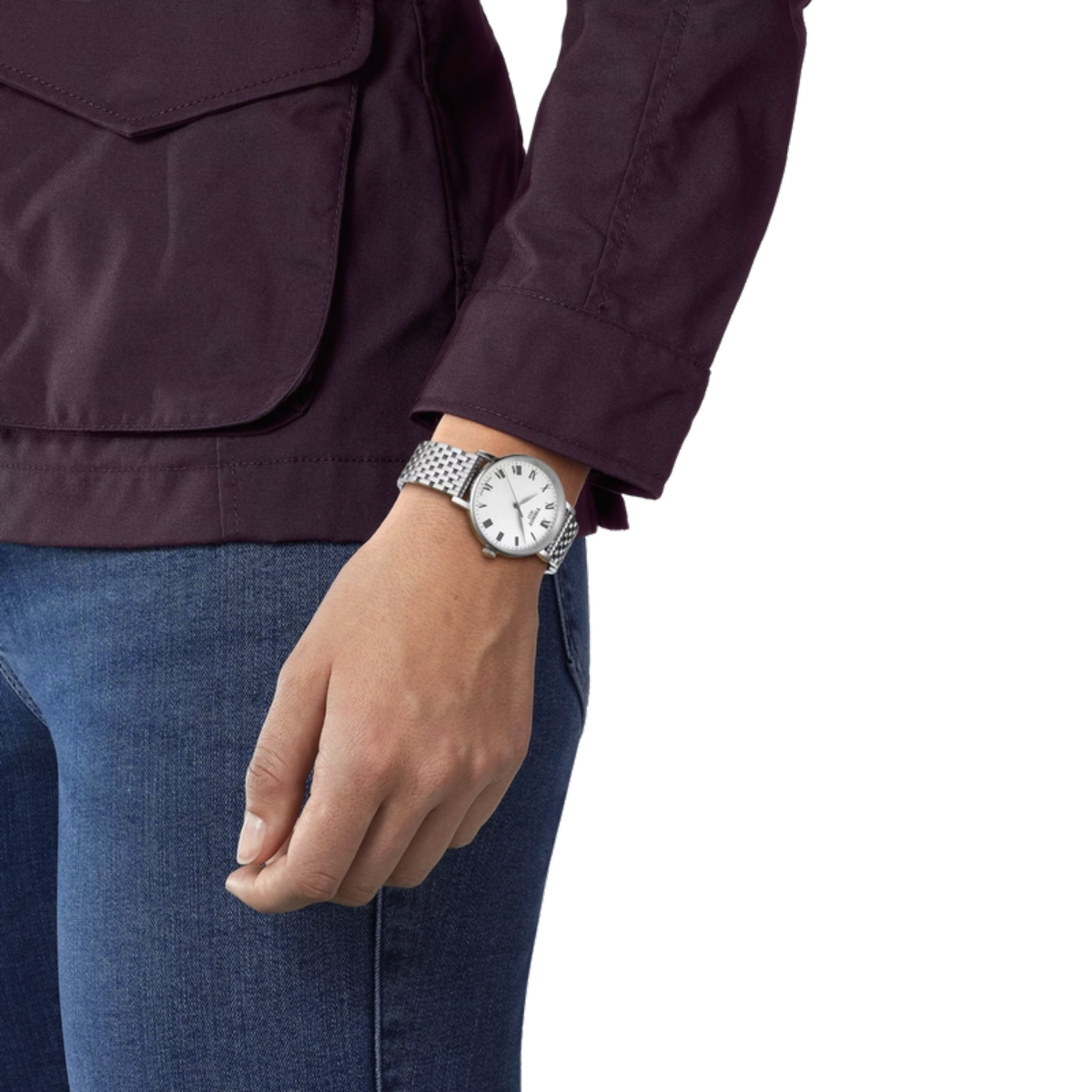 Tissot Everytime Quartz Silver Dial Analog Women's Watch T1432101103300