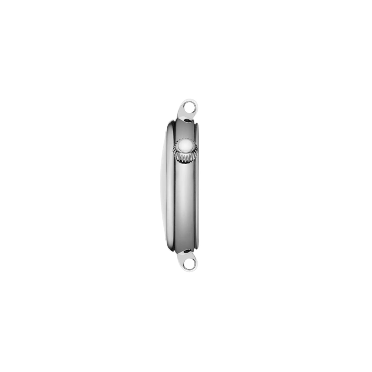 Metallic nail clipper on a white background
