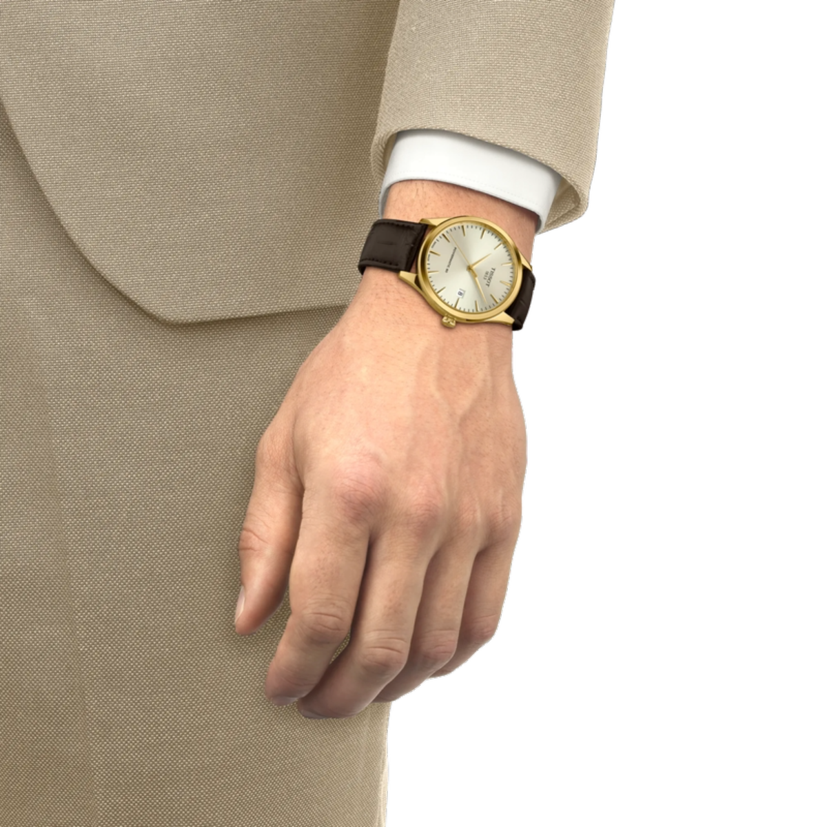 Tissot Classic Dream Ivory Dial Automatic Analog Men's Watch T1584073626100