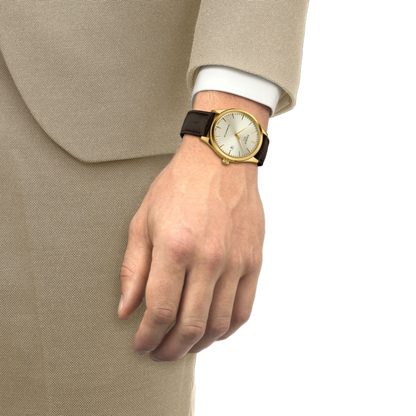 Tissot Classic Dream Ivory Dial Automatic Analog Men's Watch T1584073626100