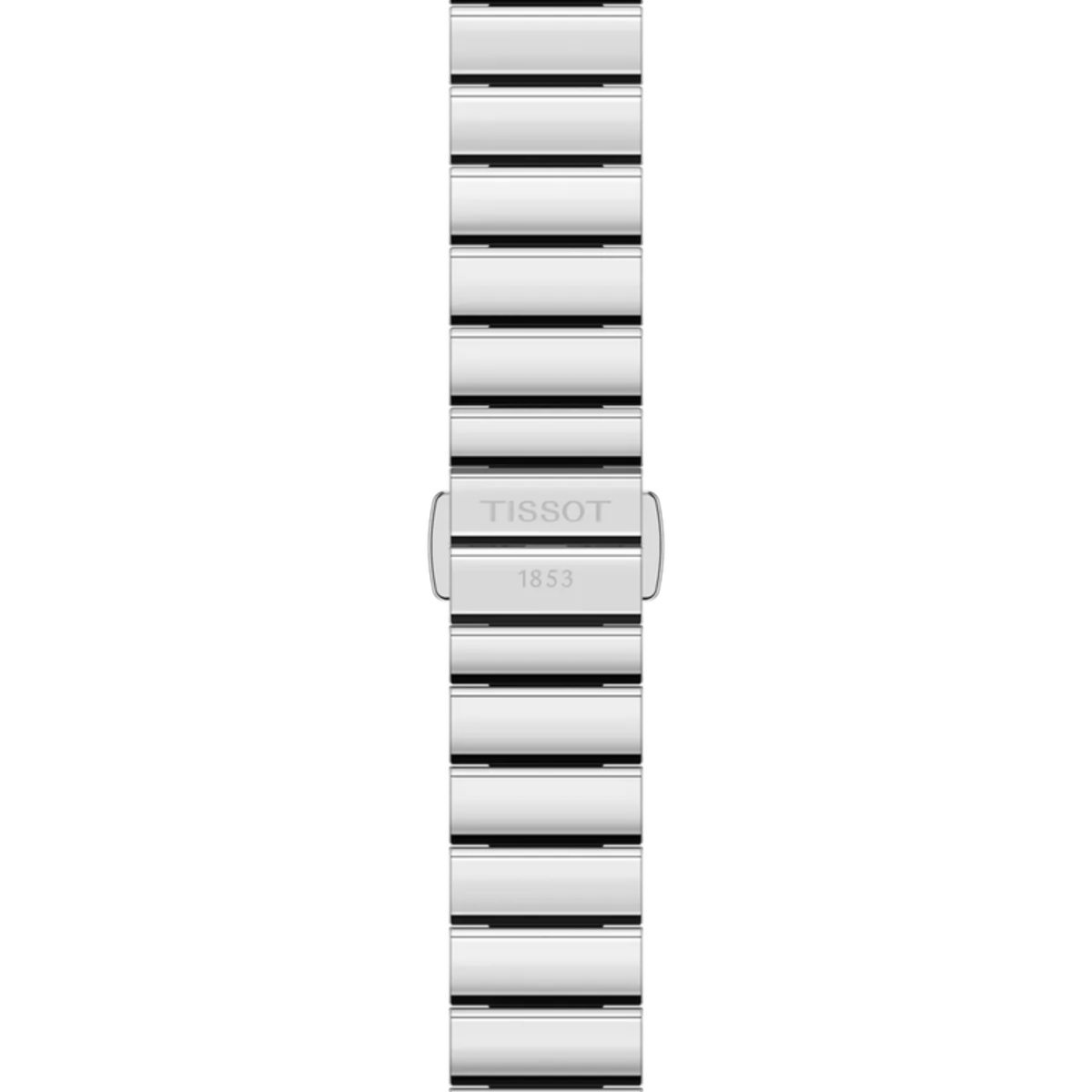 Tissot watch strap on a white background