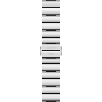 Tissot watch strap on a white background