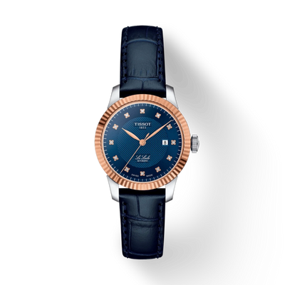 Tissot le Locle Gold Blue Dial Automatic Women's Watch T9322074604600