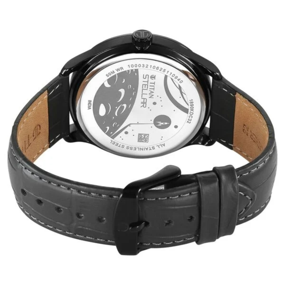 Titan Stellar Analog with Earth Disc and Gray Dial Men Watch 1890NL01
