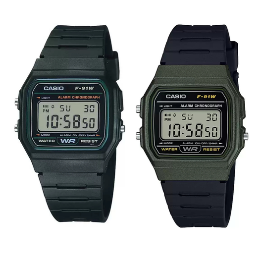 Casio D246 & D248 Digital Watches Combo (Unisex)