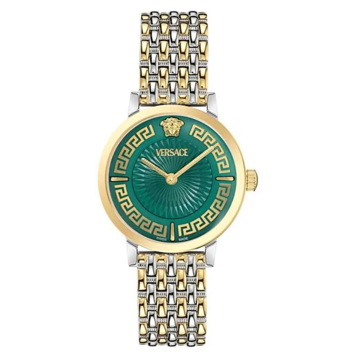 VERSACE Greca Fortuna (Wc-0A) Green Dial Analog Women's Watch VE0A00325