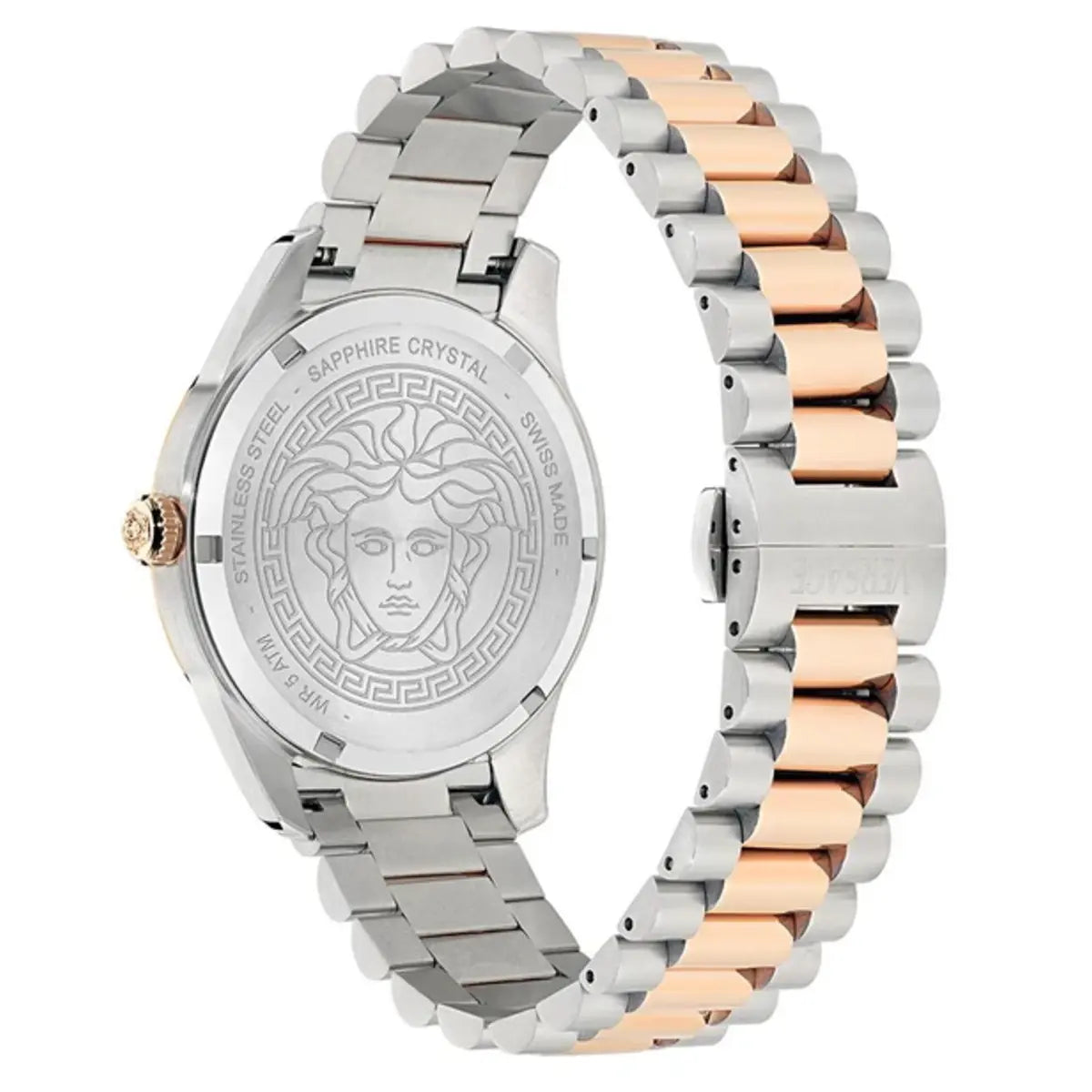 Versace Apodis (Wc-0U) Quartz White Dial Analog Men's Watch VE0U00425