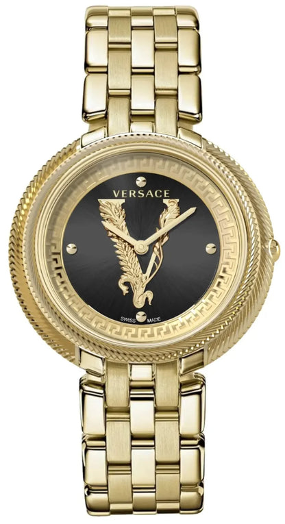 VE2CA0723 | VERSACE New Thea Black Round Dial Quartz Analog Women Watch