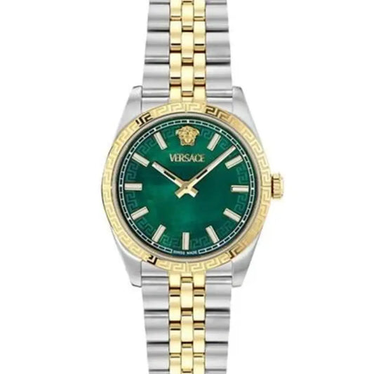 VERSACE Millenyium Quartz Green Dial Analog Women's Watch VE5K00426