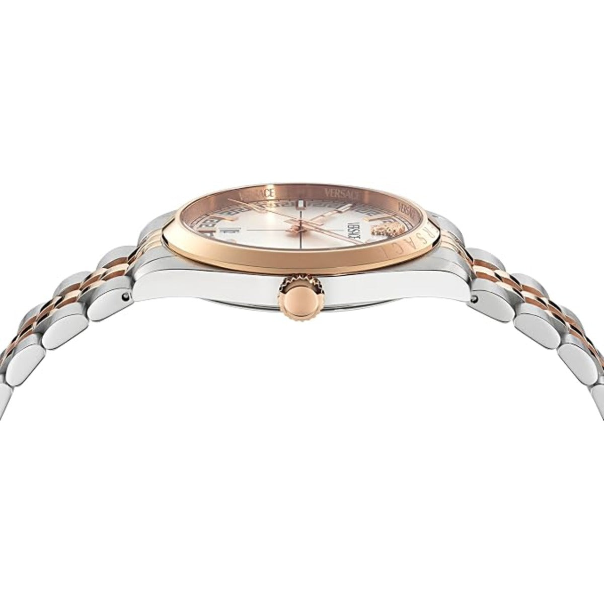 Versace Greca Sphere Silver Dial Analog Men's Watch VE5M00226