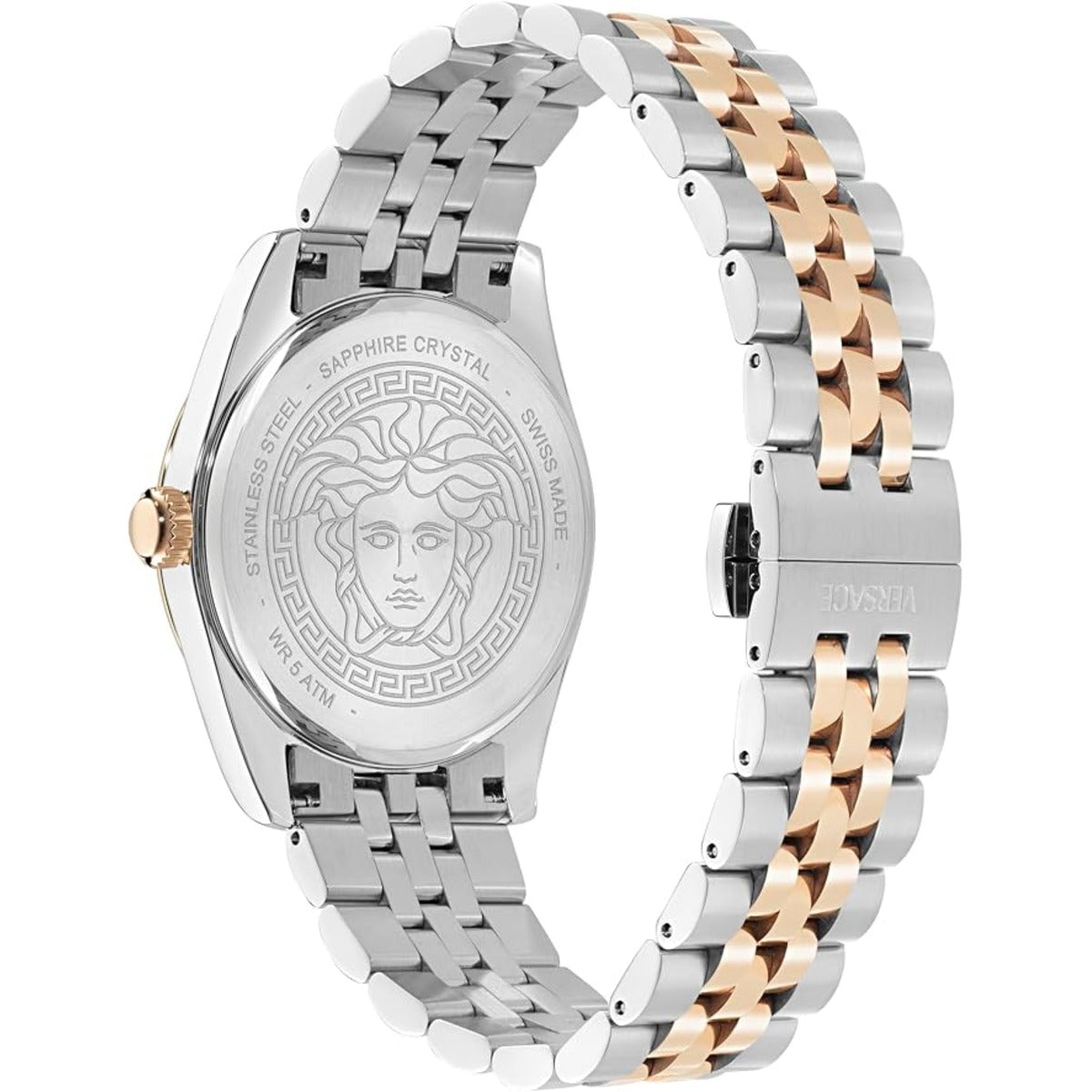 Versace Greca Sphere Silver Dial Analog Men's Watch VE5M00226