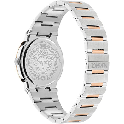 Versace Greca Logo Aereo Silver Dial Analog Men's Watch VE5Q00726