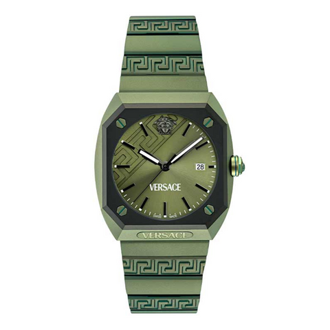 Versace Antares Green Dial St Steel Watch For Men - VE8F00324 - Buy Now at Sai Creations Watches