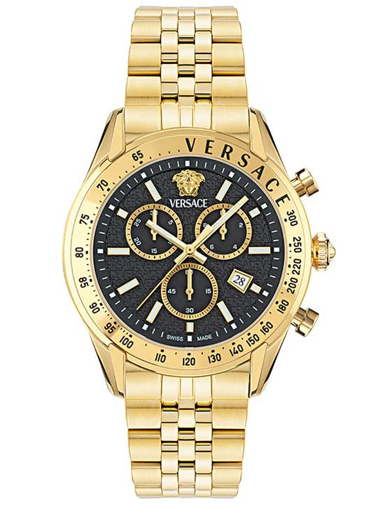 VE8R00624 Versace | Chrono Master Black Dial Watch (Men)