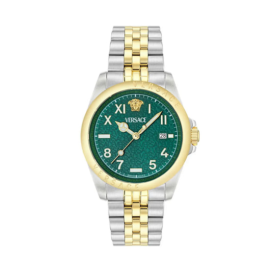 VERSACE Anteo Quartz Green Dial Analog Men's Watch VE9H00524