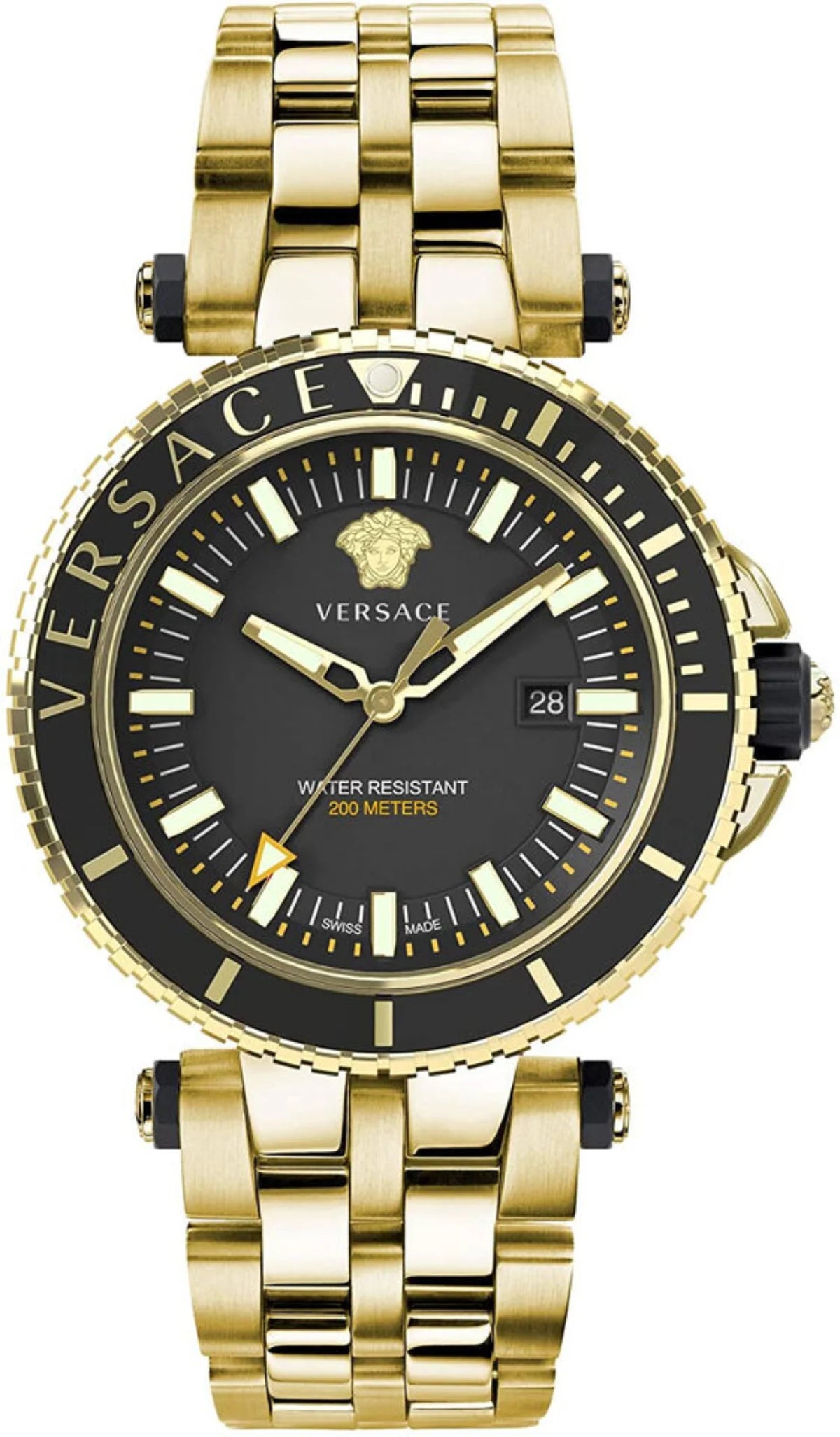 VEAK00618 | VERSACE V-Race Black Round Dial Quartz Analog Men Watch