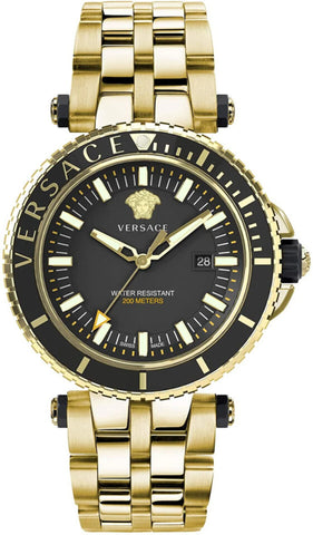 VEAK00618 | VERSACE V-Race Black Round Dial Quartz Analog Men Watch - Buy Now at Sai Creations Watches