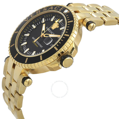 VEAK00618 | VERSACE V-Race Black Round Dial Quartz Analog Men Watch