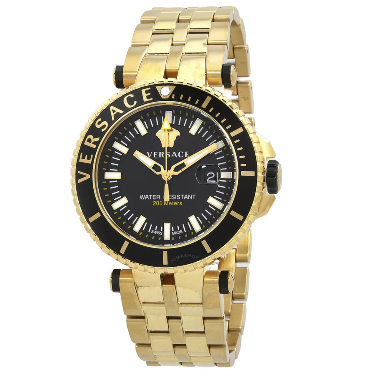 VEAK00618 | VERSACE V-Race Black Round Dial Quartz Analog Men Watch