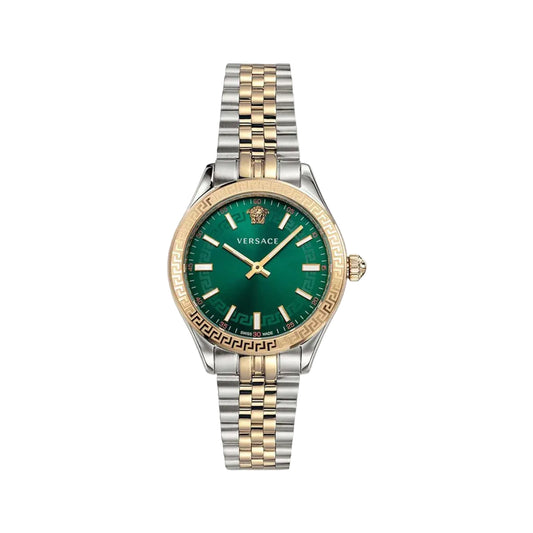 Versace Hellenyium Quartz Green Dial Analog Women's Watch VEHU00420