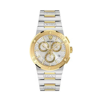 VERSACE Quartz Silver Dial Analog Chronograph Men's Watch VEKMA0525