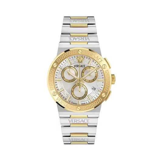 VERSACE Quartz Silver Dial Analog Chronograph Men's Watch VEKMA0525
