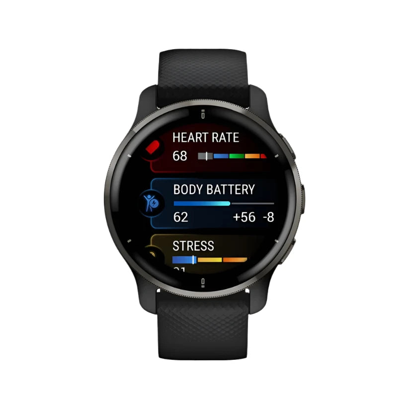 GARMIN VENU 2 PLUS  | Amoled Smart Watch VENU 2 PLUS WITH SLATE