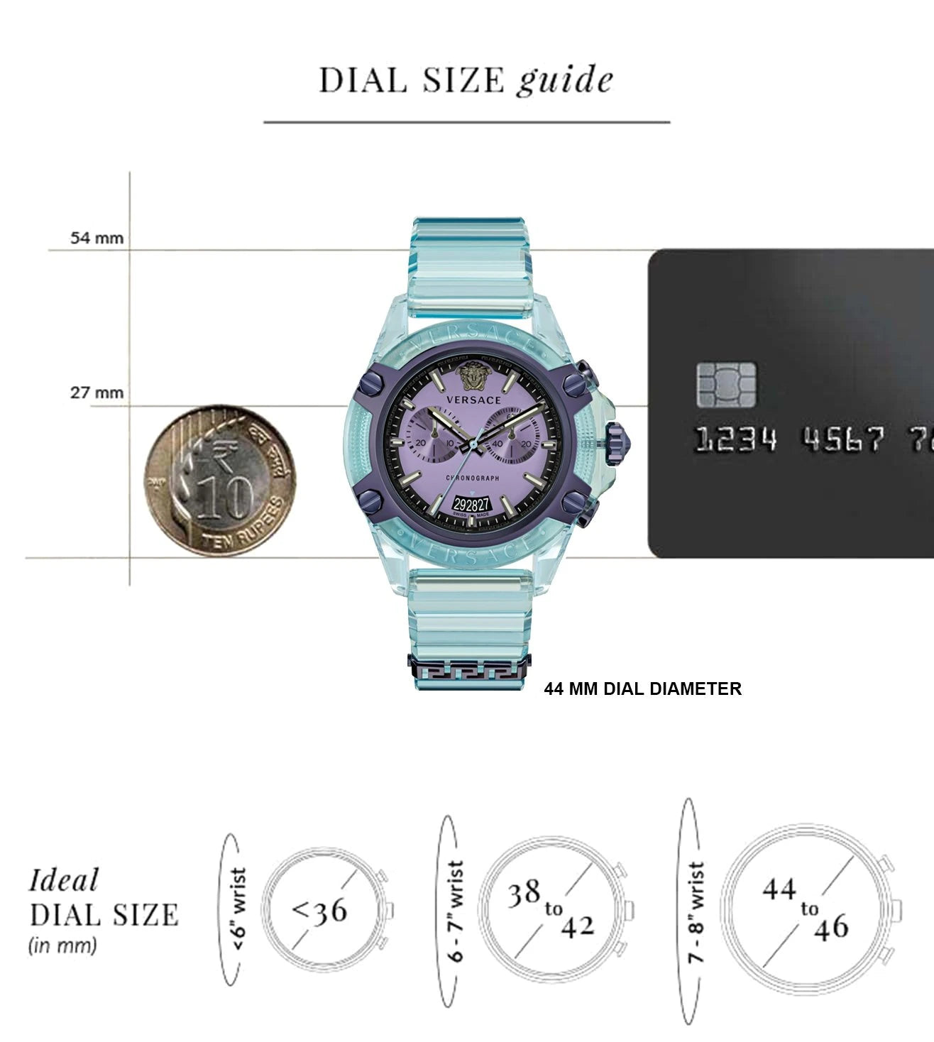 VEZ701523 | VERSACE Chronograph Unisex Watch