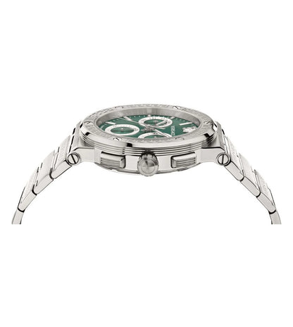 VEZ900121 | VERSACE Greca Logo Chronograph Watch for Men