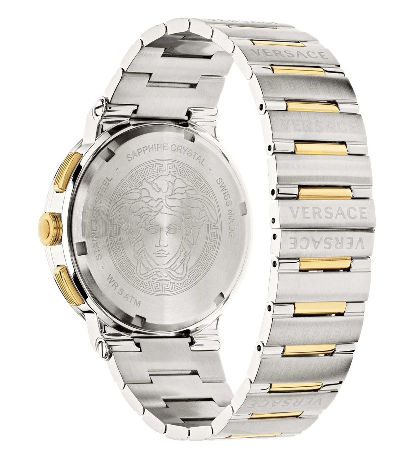 VEZ900321 | VERSACE Greca Logo Chronograph Watch for Men