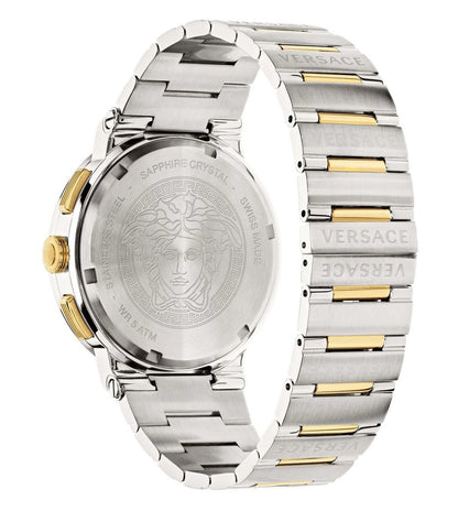 VEZ900321 | VERSACE Greca Logo Chronograph Watch for Men