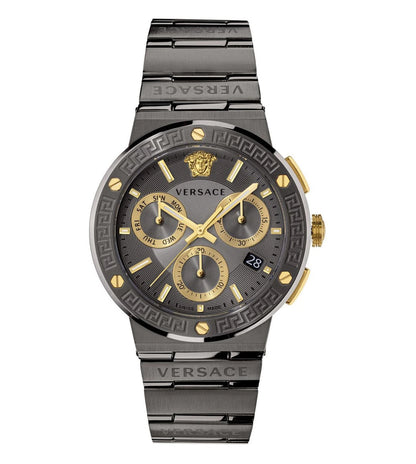 VEZ900521 | VERSACE Greca Logo Chronograph Watch for Men