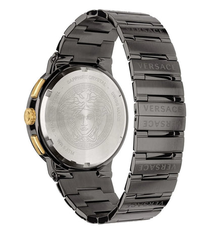 VEZ900521 | VERSACE Greca Logo Chronograph Watch for Men