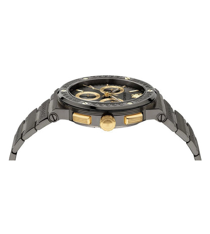 VEZ900521 | VERSACE Greca Logo Chronograph Watch for Men