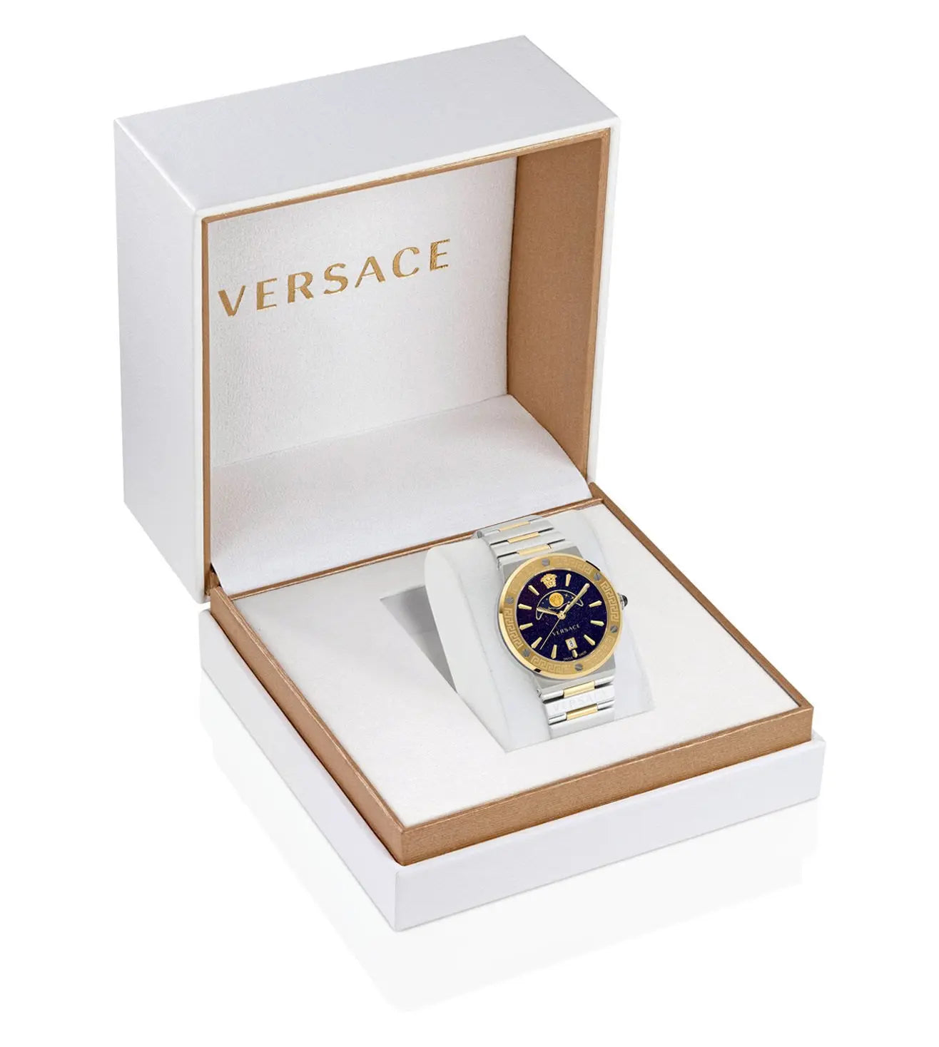 Versace GRECA LOGO Moon Phase Analog Unisex Watch - VE7G00223