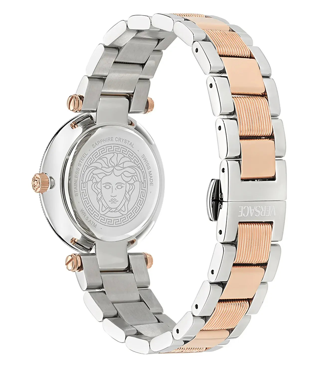 Versace Rose Gold Dial Reve Women's Watch - VE8B00424