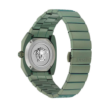Versace Antares Green Dial St Steel Watch For Men - VE8F00324