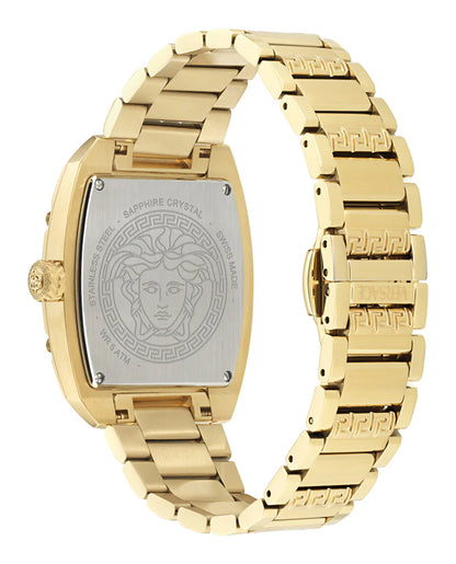 Versace Dominus Black Dial Gold-Tone Women's Watch - VE8K00524
